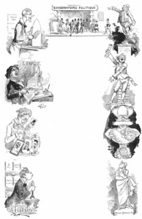 The political conservatory, illustration by Robida