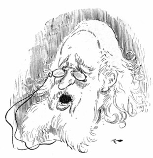 Professor of the opposing class, illustraiton by Robida