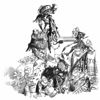 Comment on écrit l'histoire, illustration de Robida