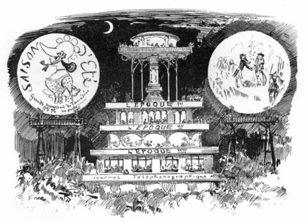 The offices of TheTimes, caricature
