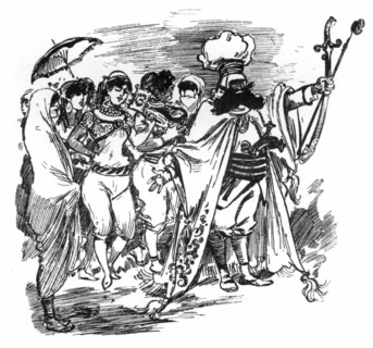 Les femmes d'Abd-El-Razibus, illustration de Robida