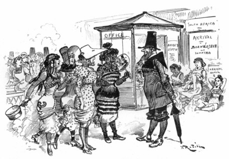 Docks du mariage, illustration de Robida