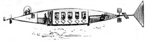 Aérocab de nouvelle génération, illustration de Robida