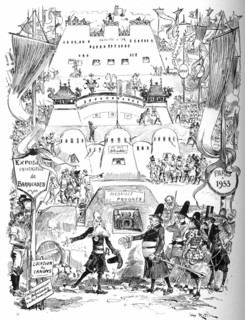 Revolution of 1953, illustration by Robida