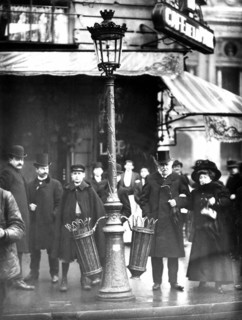 Réverbère à Paris en 1907