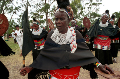 Gingindlovu, KwaZulu-Natal, South Africa, 12/2003
shembe church, celebration, festival, religion,