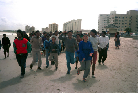 1989, The Strand, Cape Town, South Africa

coloured people, demonstrations against apartheid,