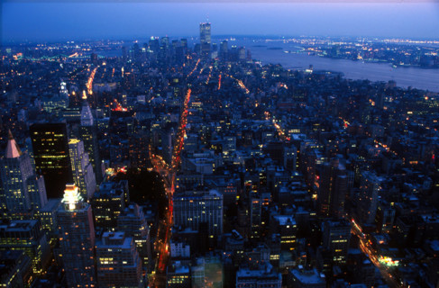 New York skyline less than a month before the World Trade Center attack