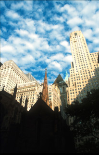 The Episcopal church around the corner from the World Trade Centers