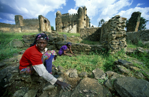 LOCALS, GONDOR CASTLE, ETHIOPIA