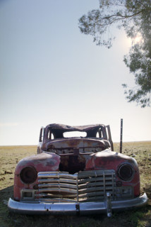 Abandoned car