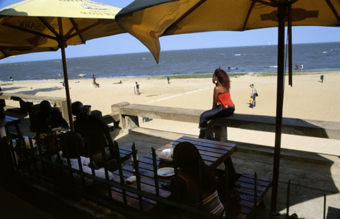 beachfront cafe