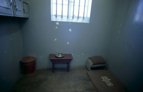 Cellule de Mandela à Robben Island Prison