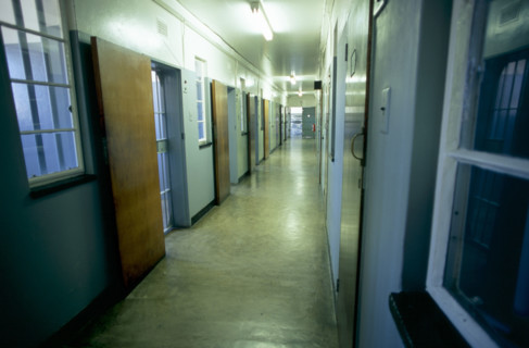 Prison de Robben Island, en Afrique du Sud