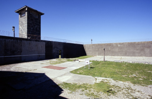 Prison de Robben Island, en Afrique du Sud