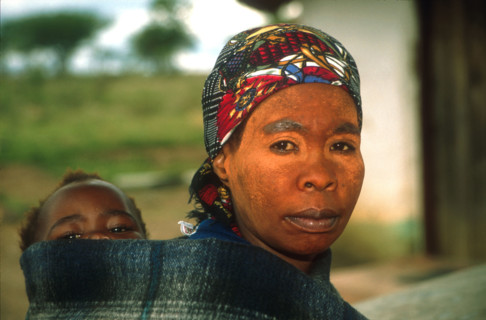Zulu mother and baby