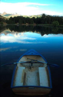 boating on Lake Naverone