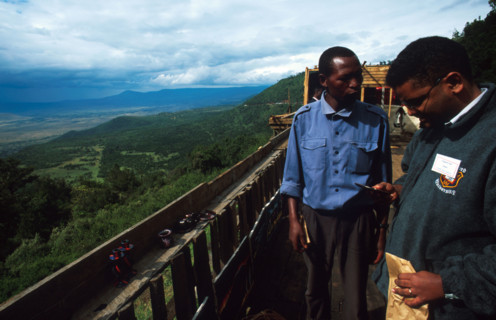 Looking over the great African roof Valley