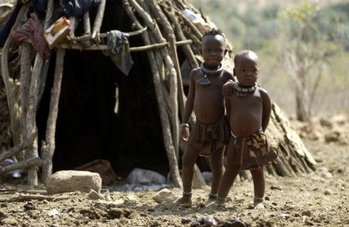 Himba children