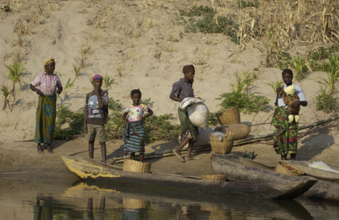River transport.Zambia