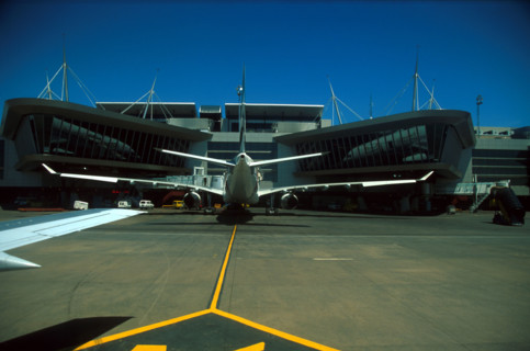aeroplane at Johannesburg International Airport