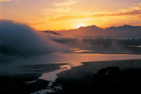 SUNSET OVER SWARTVLEI