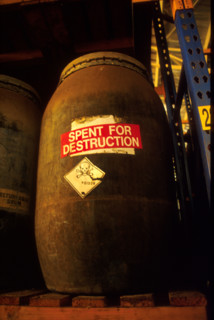 storage of chemicals