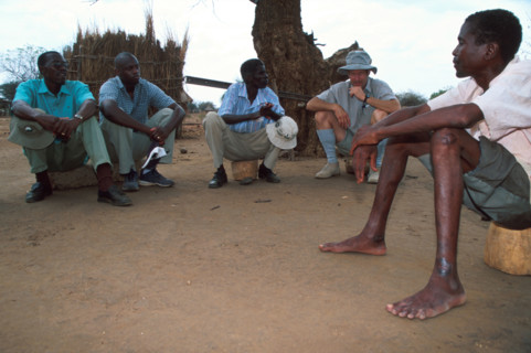 Newfrontiers team with Kaitano resident