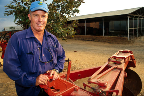 White farmer in Zimbabwe