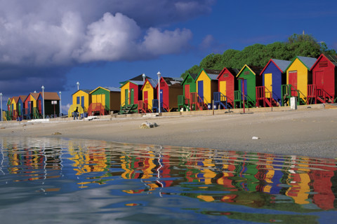 COLOURFUL CHANGING BOOTHS