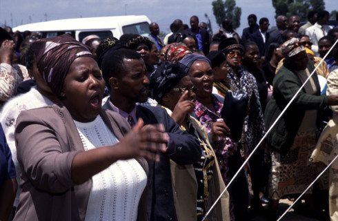 Rose Mabikwe's funeral