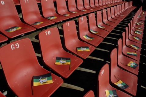 African National Congress (ANC) election rally held at the Ellis Park Stadium in Johannesburg (19 avril 2009)