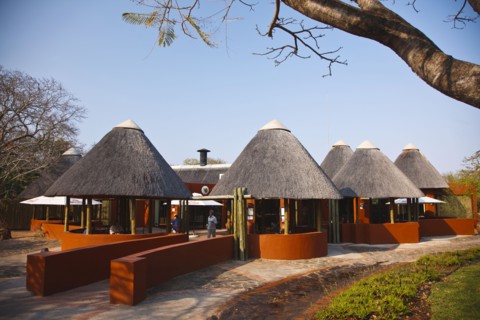 Le restaurant du camp Pretoriuskop, Afrique du Sud