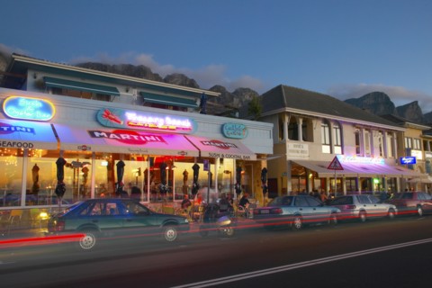 Restaurants et pubs à Camps Bay, Afrique du Sud