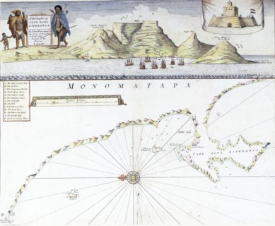 Thornton, Carte du Cap de Bonne Espérance