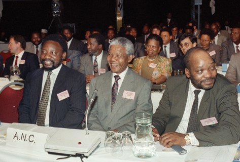 Cyril Ramaphosa, Nelson Mandela et Jacob Zuma