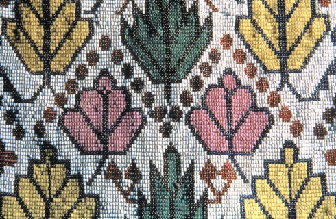 Sac en bandoulière tissé et décoré de perles, 
XIXe siècle
Création des Indiens Potowatami, Grand Lacs, Amérique du Nord
