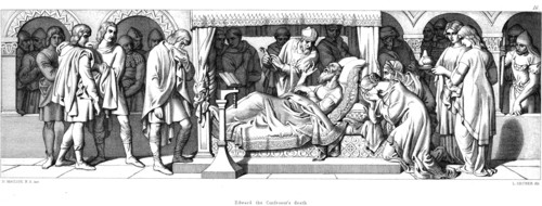Mort d'Edouard le Confesseur (environ 1003-1066)