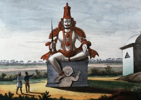 Statue d'un génie diabolique hindou