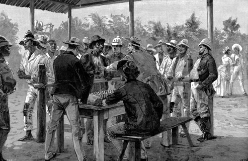 Panama Canal. 1888
