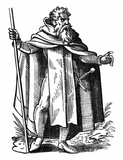 Gravure représentant St Jean de Jérusalem, fondateur de l'Ordre de Malte