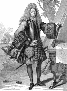 Engraving showing Sebastien Vauban (1633-1707) French military engineer
