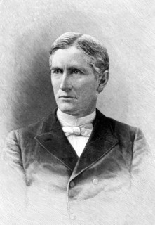 Engraving showing George Frederick Wright