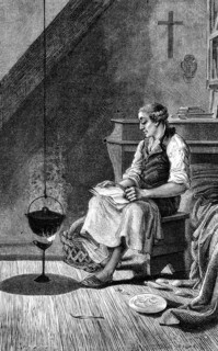 Gravure représentant Jean-Frédéric Oberlin (1740-1826) Philanthrope luthérien et pasteur dans les Vosges