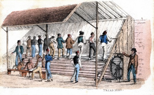 Moulin a eau actionne par les prisonniers de Brixton, Londres