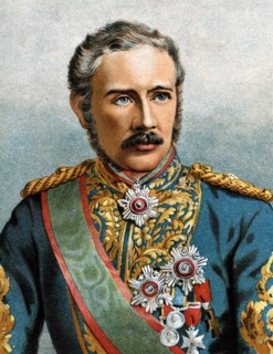 Chromolithograph showing Charles George Gordon