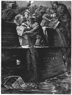 La Tea Party de Boston, le 26 decembre 1773