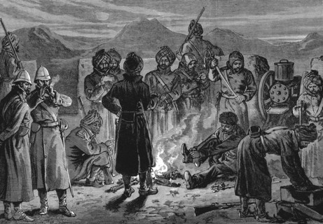 Second Anglo-Afghan War (1878-1900): British position at Sherpore, Cabul