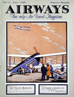 Passagers montant a bord d'un biplan a l'aerodrome de Croydon, Londres