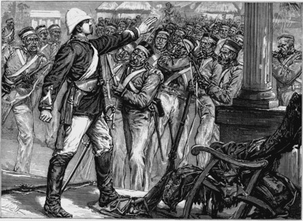 La "mutinerie indienne" (ou "revoltes des cipayes"), 1857-1859